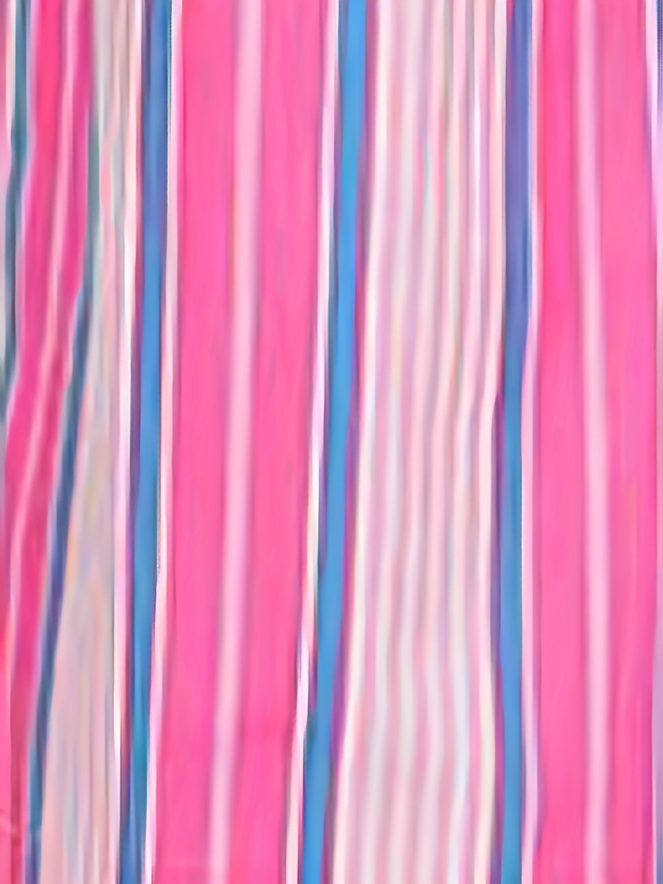 Women’s Multicolor Vertical Stripe Wide-Leg Pants High-Waist Elastic Drawstring Loose Casual Trousers Fashionable Slimming Look (S-XL)